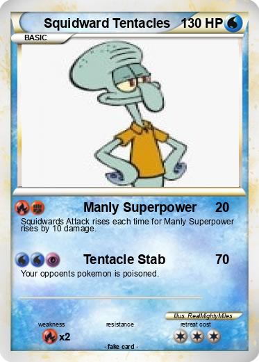 Pokemon Squidward Tentacles