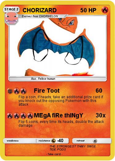 Pokemon CHORIZARD