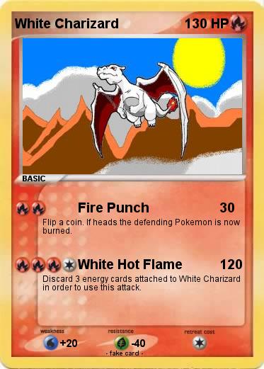 Pokemon White Charizard