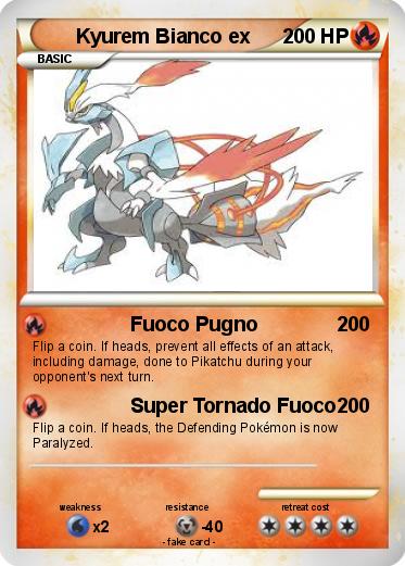 Pokemon Kyurem Bianco ex