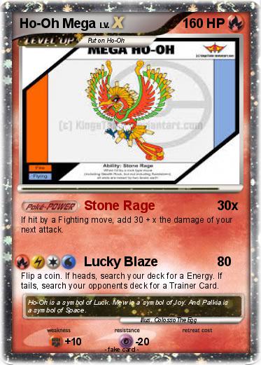 Pokemon Ho-Oh Mega