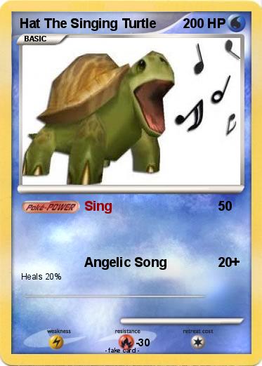 Pokemon Hat The Singing Turtle