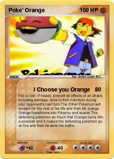 Pokemon Poke' Orange