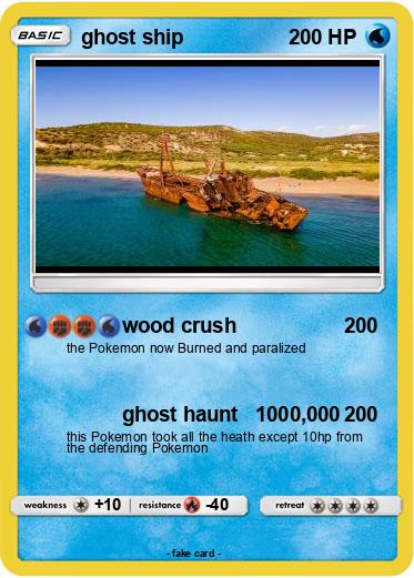 Pokemon ghost ship