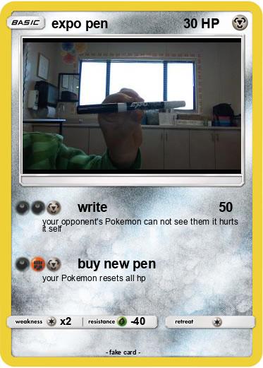 Pokemon expo pen