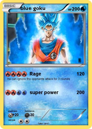 Pokemon blue goku