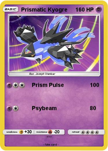 Pokemon Prismatic Kyogre