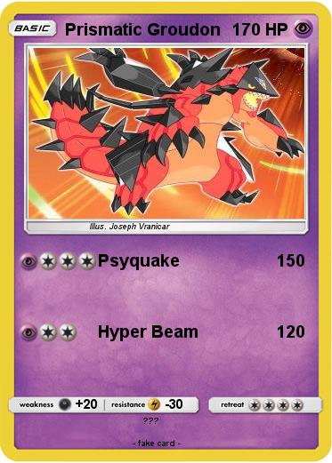 Pokemon Prismatic Groudon
