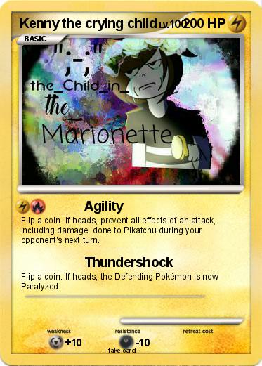 Pokemon Kenny the crying child