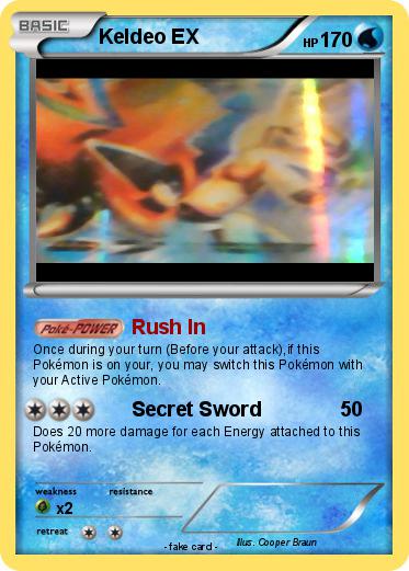 Pokemon Keldeo EX