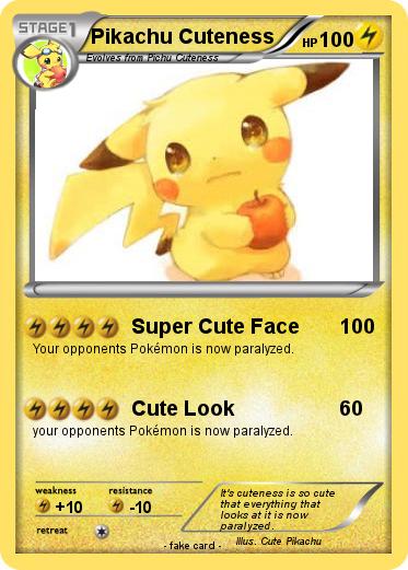 Pokemon Pikachu Cuteness