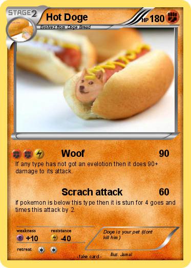 Pokemon Hot Doge