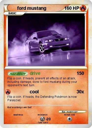Pokemon ford mustang