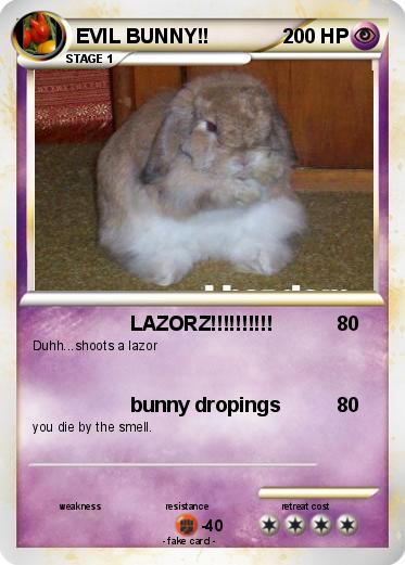 Pokemon EVIL BUNNY!!