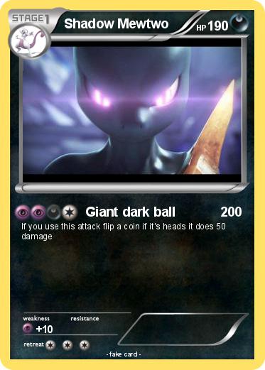 Pokemon Shadow Mewtwo