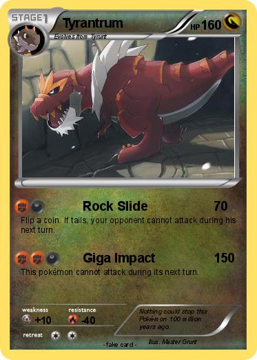 Pokemon Tyrantrum
