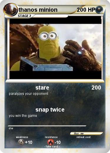 Pokemon thanos minion