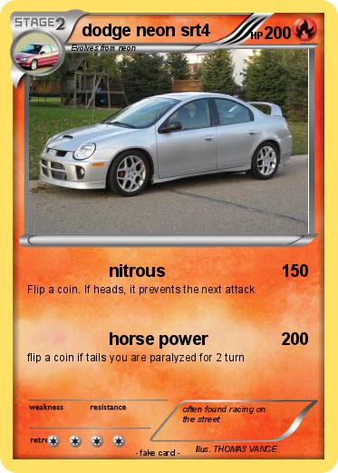 Pokemon dodge neon srt4