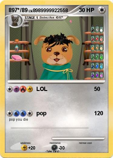 Pokemon 897*/89
