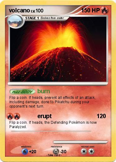 Pokemon volcano