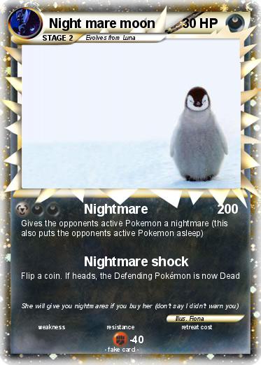 Pokemon Night mare moon