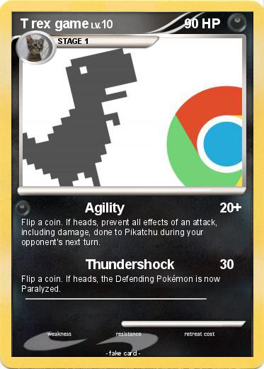 Pokemon T rex game