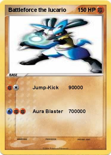 Pokemon Battleforce the lucario