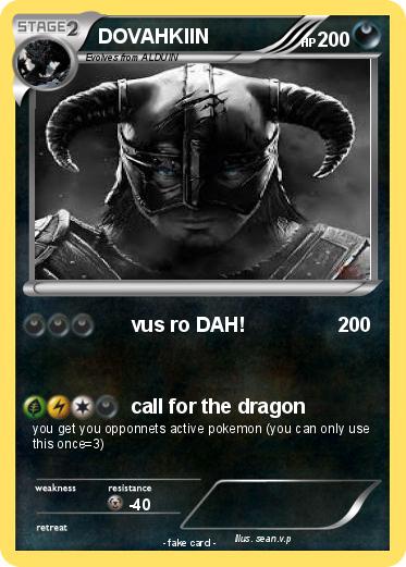 Pokemon DOVAHKIIN