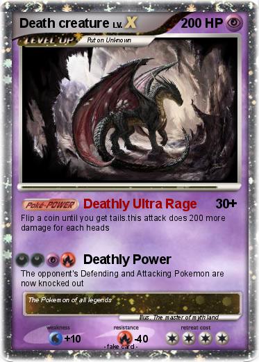 Pokemon Death creature