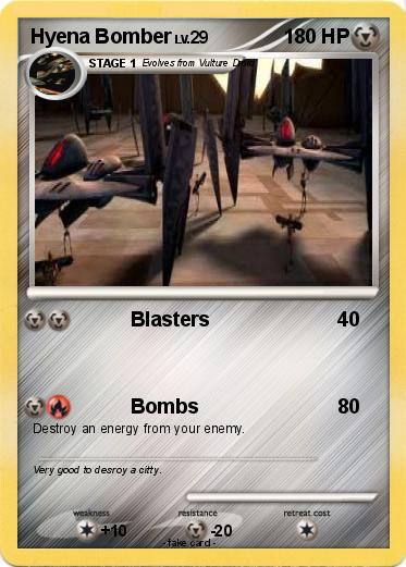 Pokemon Hyena Bomber