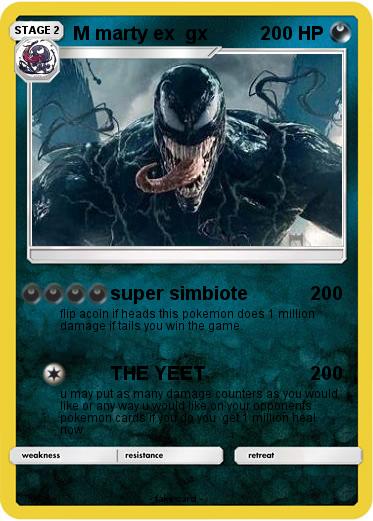 Pokemon M marty ex  gx