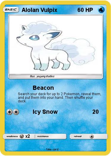 Pokemon Alolan Vulpix