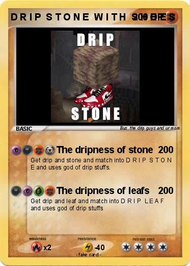 Pokemon D R I P  S T O N E  W I T H  S H O E S
