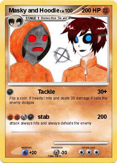 Pokemon Masky and Hoodie