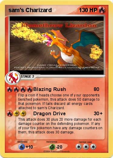 Pokemon sam's Charizard