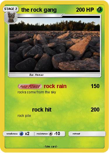 Pokemon the rock gang