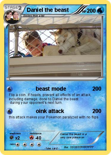 Pokemon Daniel the beast