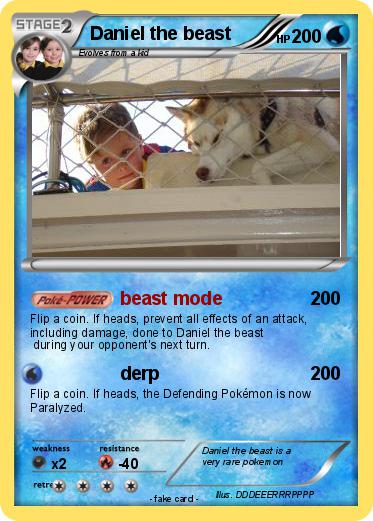 Pokemon Daniel the beast