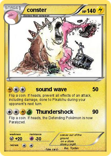 Pokemon conster