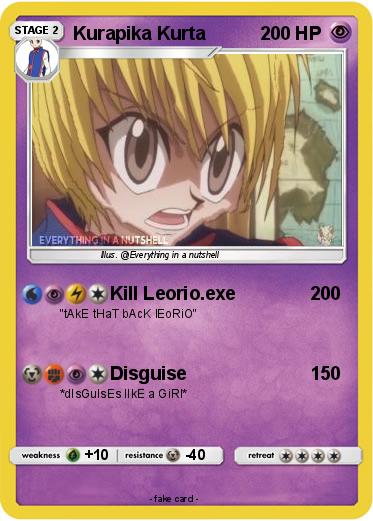 Pokemon Kurapika Kurta