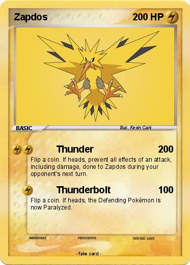 Pokemon Zapdos