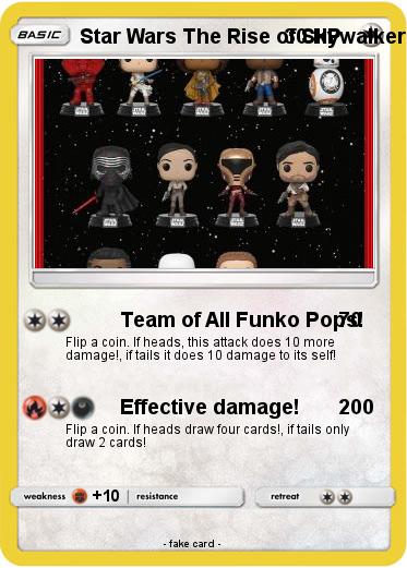 Pokemon Star Wars The Rise of Skywalker Funko Pops