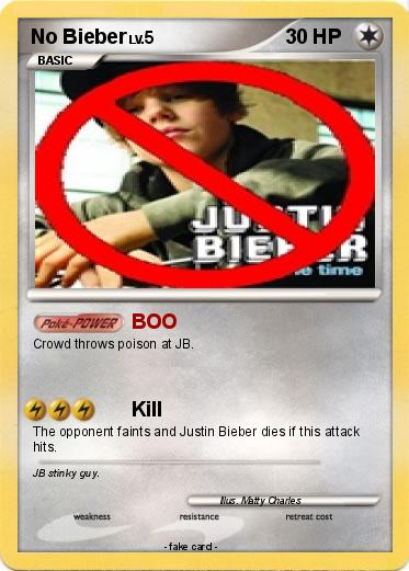 Pokemon No Bieber