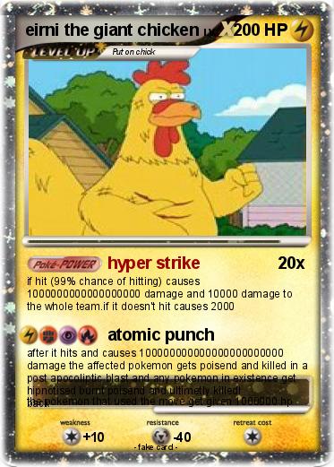 Pokemon eirni the giant chicken