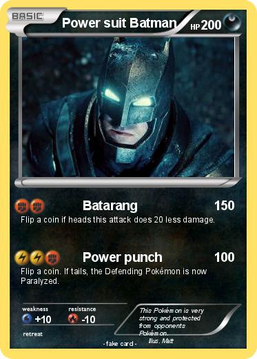 Pokemon Power suit Batman