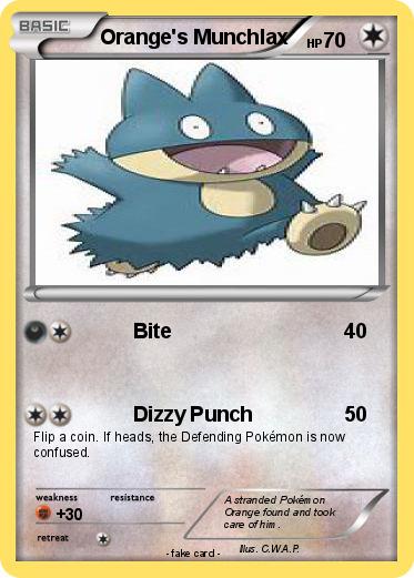 Pokemon Orange's Munchlax