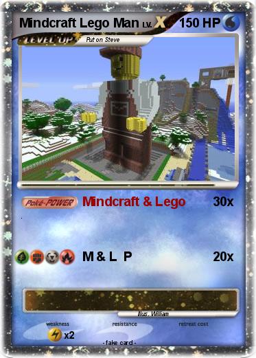 Pokemon Mindcraft Lego Man