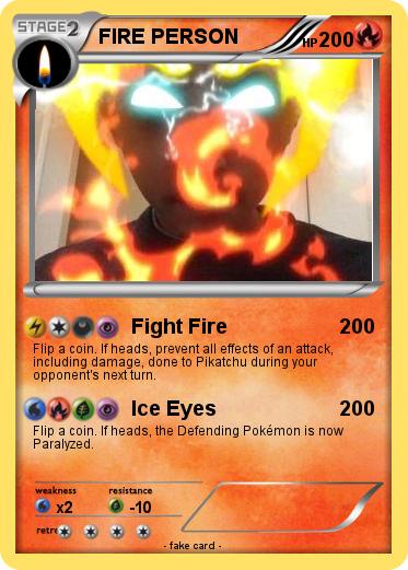 Pokemon FIRE PERSON