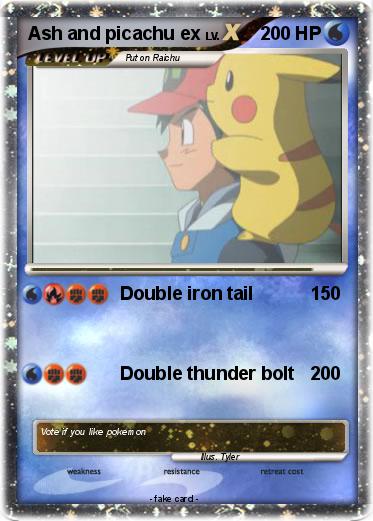 Pokemon Ash and picachu ex
