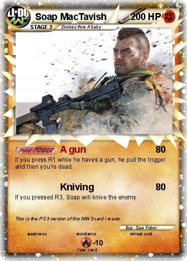 Pokemon Soap MacTavish